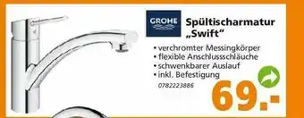 Globus Baumarkt Grohe Spültischarmatur „swift” Angebot