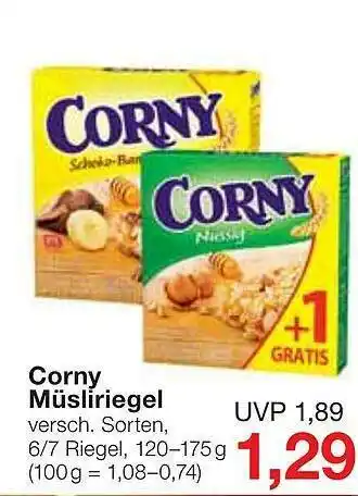 Jawoll Corny Müslieriegel Angebot