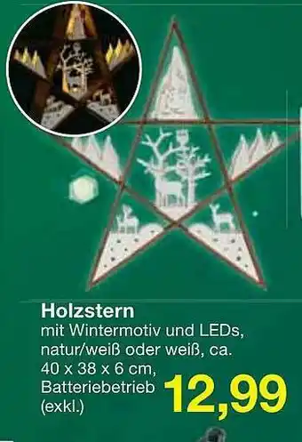 Jawoll Holzstern Angebot