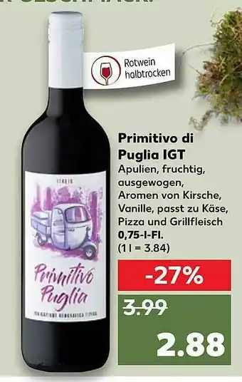 Kaufland Primitivo Di Puglia Igt Angebot