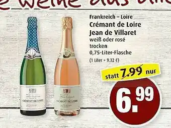 Markant Crémant De Loire Jean De Villaret Angebot