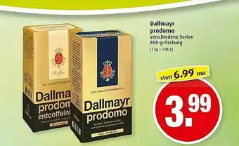 Markant Dallmayr Prodomo Angebot