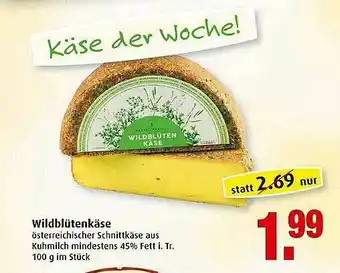 Markant Wildblütenkäse Angebot