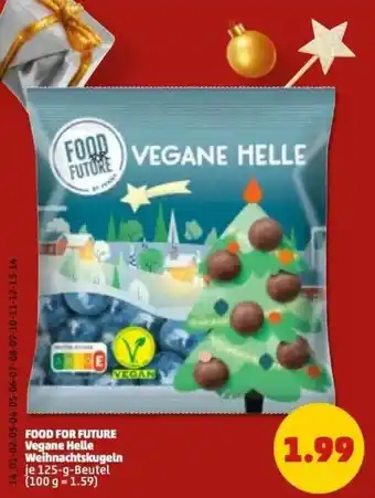 PENNY Food For Future Vegane Helle Weihnachtskugeln Angebot