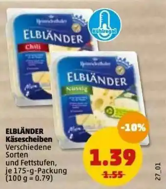 PENNY Elbländer Käsescheiben Angebot