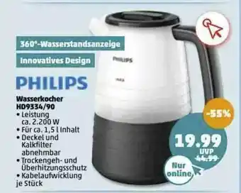 PENNY Philips Wasserkocher Hd9334.90 Angebot