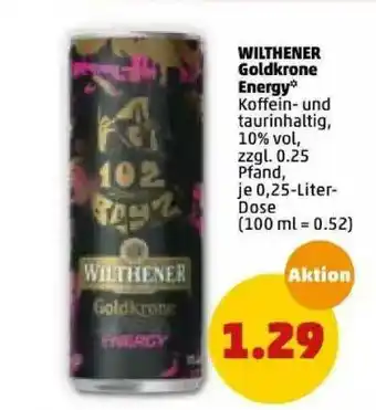 PENNY Wilthener Goldkrone Energy Angebot