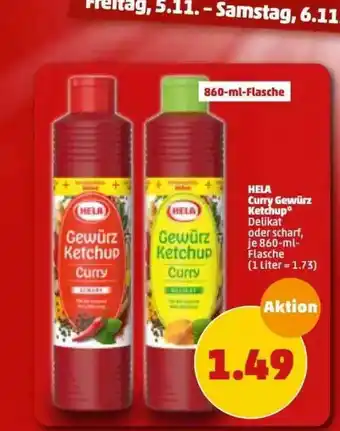 PENNY Hela Curry Gewürz Ketchup Angebot