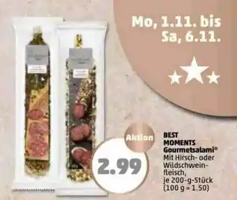 PENNY Best Moments gourmetsalami Angebot