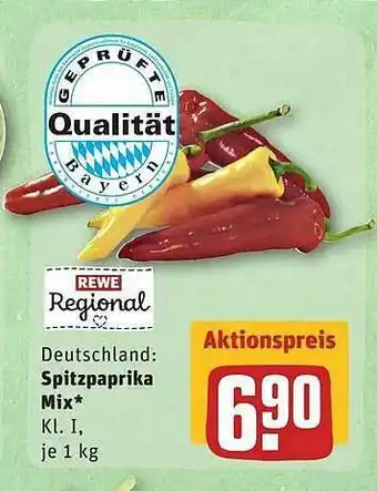 REWE Spitzpaprika Mix Angebot