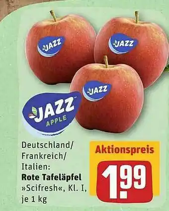 REWE Rote Tafeläpfel „scifresh ” Angebot