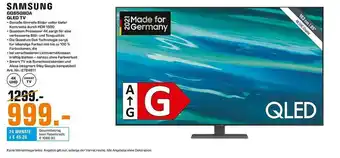 Saturn Samsung Gq65q80a Qled Tv Angebot