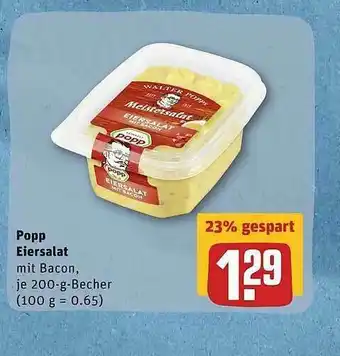 REWE Popp Eiersalat Angebot