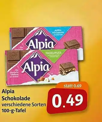 Markant Markt Alpia Schokolade Angebot