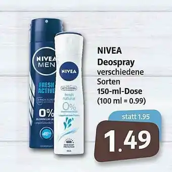 Markant Markt Nivea Deospray Angebot