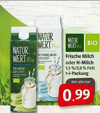 Markant Markt Frische Milch Oder H-milch Angebot