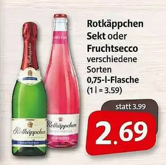 Markant Markt Rotkäppchen Sekt Oder Fruchtsecco Angebot