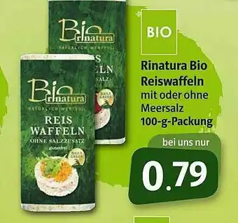 Markant Markt Rinatura Bio Reiswaffeln Angebot