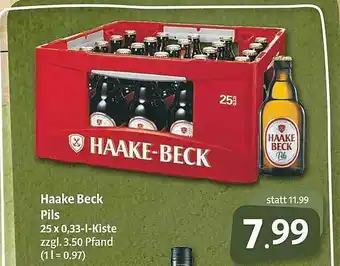 Markant Markt Haake Beck Pils Angebot