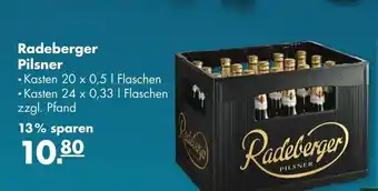 Handelshof Radeberger Pilsner 20 x 0,5 L / 24x0,33L Angebot