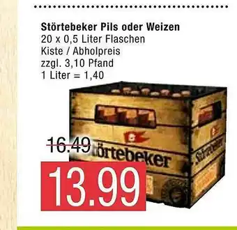 Marktkauf Störtebeker Pils Oder Weizen Angebot