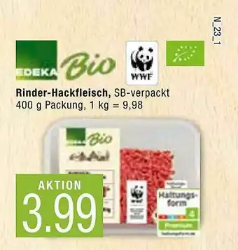 Marktkauf Rinder-hackfleisch Edeka Bio Angebot