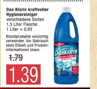 Marktkauf Dan Klorix Kraftvoller Hygienereiniger Angebot