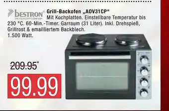 Marktkauf Bestron Grill-backofen „aov31cp” Angebot