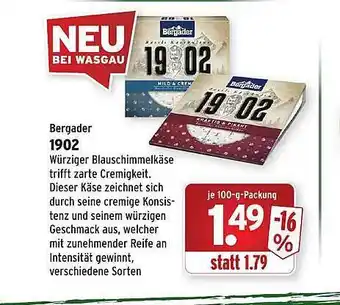 Wasgau 1902 Angebot