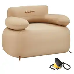 Netto Marken-Discount KINGCAMP Luft Sessel Air Lounger Aufblasbar Camping Sitz Glamping Garten Möbel Angebot