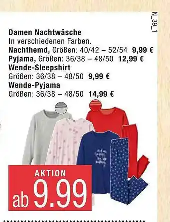 Marktkauf Damen Nachtwäsche Angebot