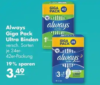 Handelshof Always Giga Pack Angebot