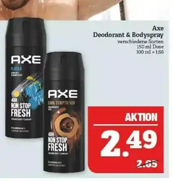 Marktkauf Axe Deodorant & Bodyspray Angebot