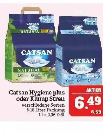 Marktkauf Catsan Hygiene Plus Oder Klump Streu Angebot