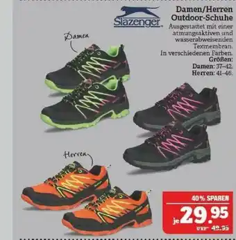 Marktkauf Damen Herren Outdoor-schuhe Slazenger Angebot