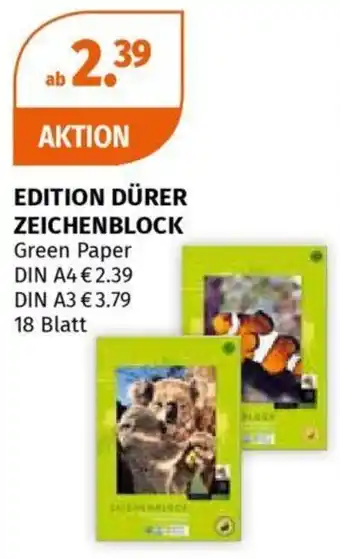 Müller EDITION DÜRER ZEICHENBLOCK Angebot