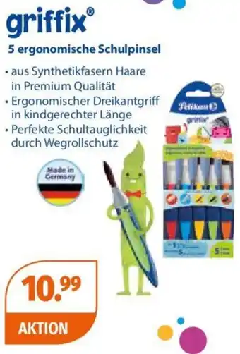 Müller Pelikan griffix 5 ergonomische Schulpinsel Angebot