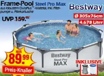 Wreesmann Bestway Frame-Pool Steel Pro Max Angebot