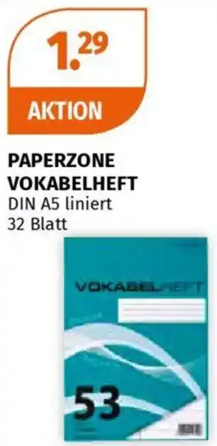 Müller PAPERZONE VOKABELHEFT Angebot