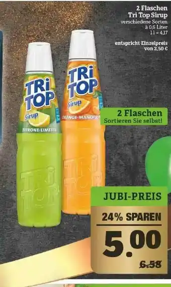 Marktkauf 2 Flaschen Tri Toip Sirup Angebot