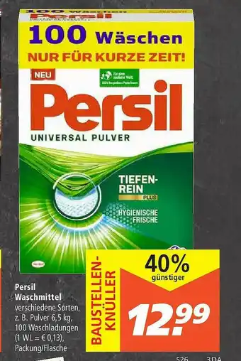 Marktkauf Persil Waschmittel Angebot