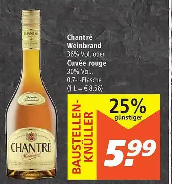 Marktkauf Chantré Weinbrand Oder Cuvée Rouge Angebot