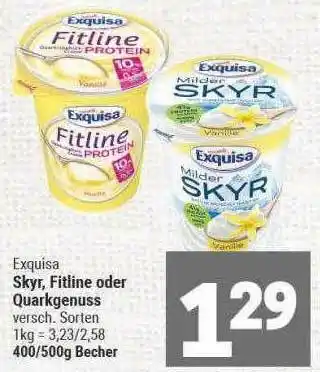 Marktkauf Exquisa Skyr Fitline Oder Quarkgenuss Angebot