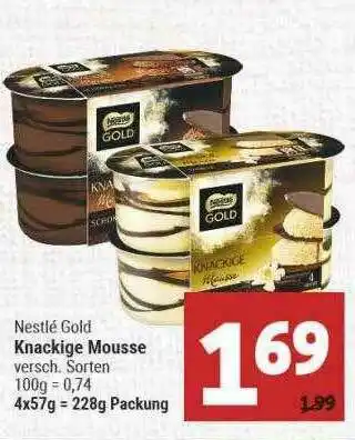 Marktkauf Nestlé Gold Knackige Mousse Angebot