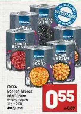 Marktkauf Edeka Bohnen Erbsen Oder Linsen Angebot