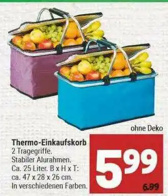 Marktkauf Thermo-einkaufskorb Angebot