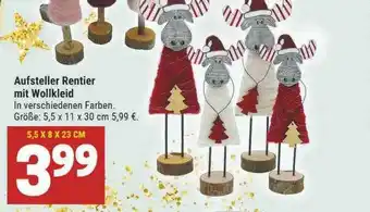 Marktkauf Aufsteller Rentier Mit Wollkleid Angebot