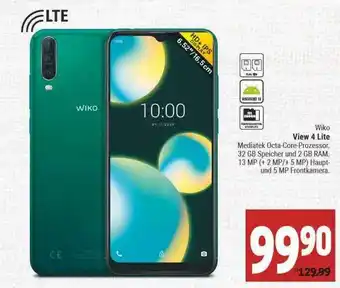 Marktkauf Wiko View 4 Lite Angebot