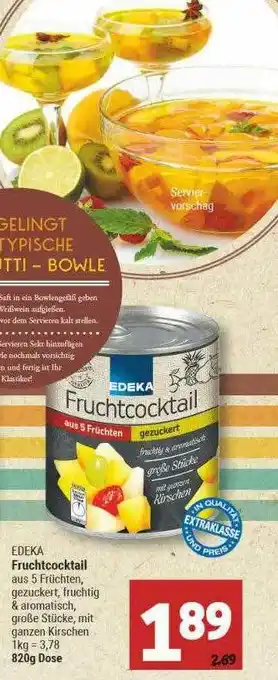 Marktkauf Edeka Fruchtcocktail Angebot