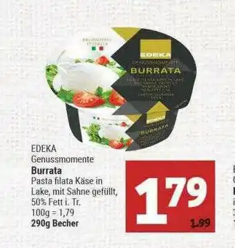 Marktkauf Edeka Genussmomente Burrata Angebot